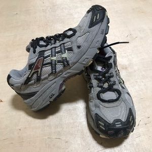 ASICS DuoMax Gel Gray Trail Sneakers Women's 8 Gorpcore Y2K Retro